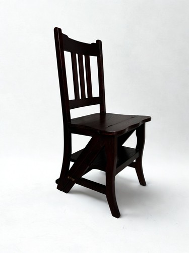 Vintage wooden folding library - wooden,