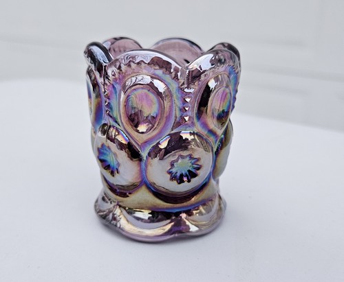 Moon and star glass amethyst - moon,