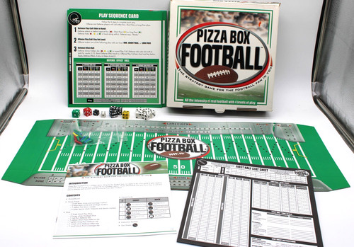Vtg pizza box football - vtg, online