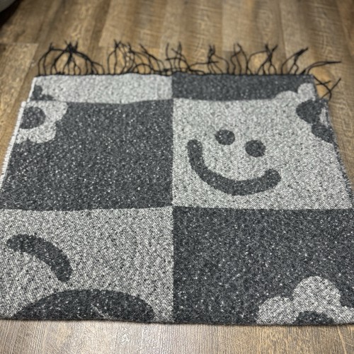 Wild fable grey - grey, checkerboard