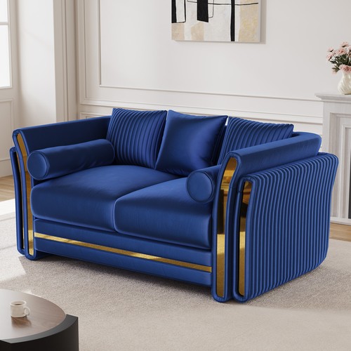 Modern upholstered sofa - upholstered, couch