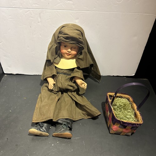 Antique vintage nun doll - antique,