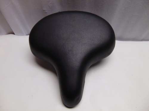 Large black bicycle cushion - black,
