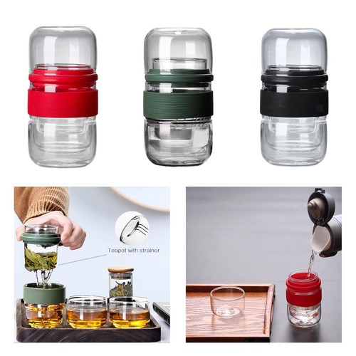 Glass travel tea set - tea,
