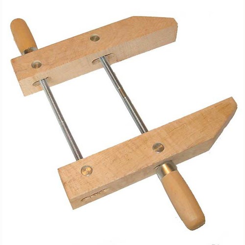 Wood screw gluing - wood, clamps