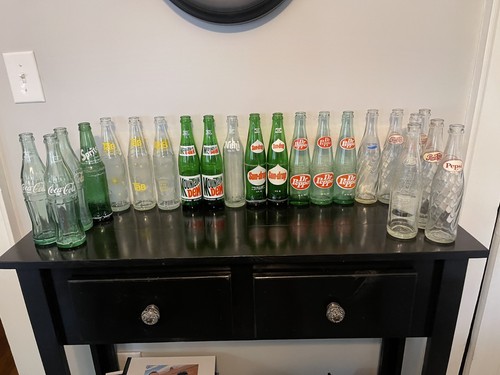 Vintage soda bottles coke - vintage,