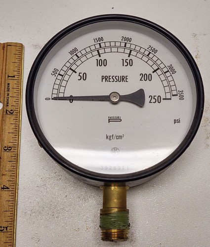 Hydraulic fluid pressure gauge - pressure,