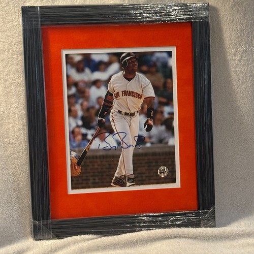 Barry bonds framed signed - barry,