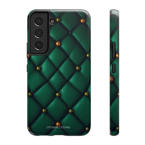 Quilted emerald gold - quilted,