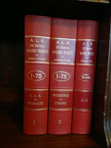Alr american law reports - alr,