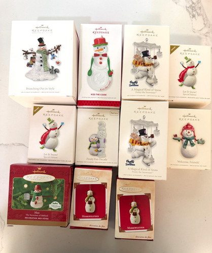 Hallmark keepsake snowman - keepsake,