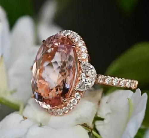 50ct oval cut morganite - cut,