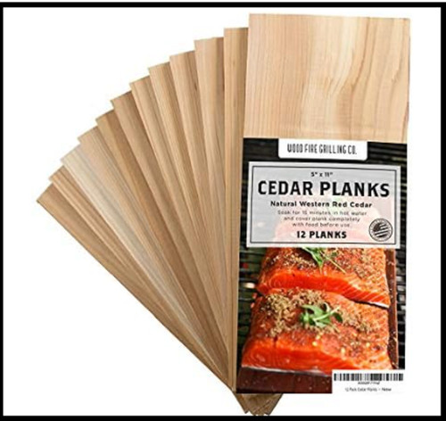 Pack cedar planks - 12, for