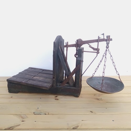 Antique wooden and iron - antique,