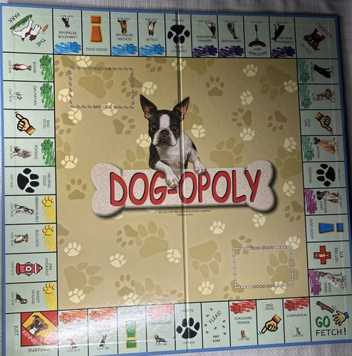 Dog opoly replacement game - dog-opoly,