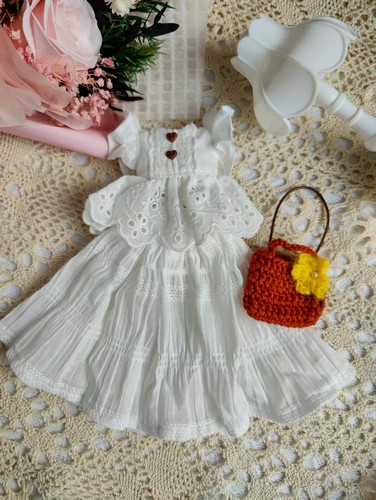 White cotton dress for - white,