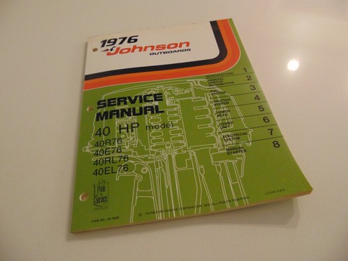 1976 johnson outboard hp - johnson,