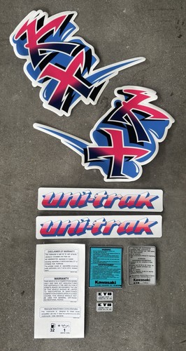 Kawasaki 1991 kx125 full decal - kawasaki,