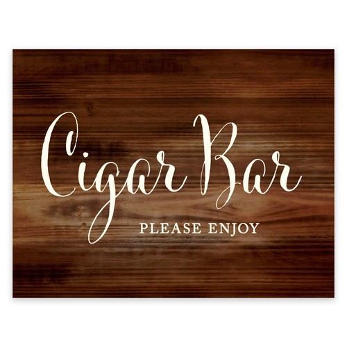 Wedding party signs rustic - wedding,