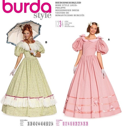 Burda 7466 historical - 7466,