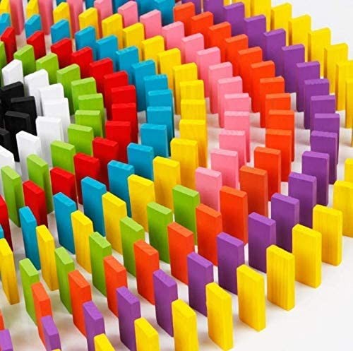 120pcs wooden dominos blocks - wooden,