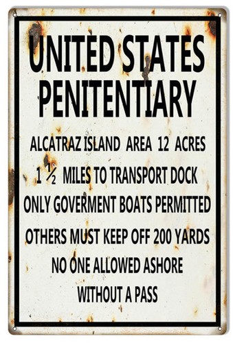 Alcatraz island prison - island, 24"
