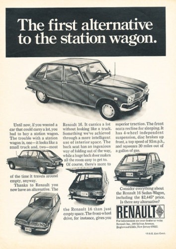1969 renault alternati - renault, 16