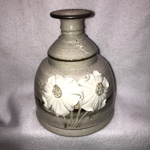 Hand turned studio pottery oil - hand,