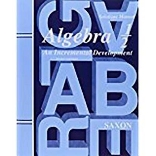 Saxon algebra an - saxon,