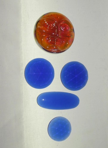Stained glass jewels - glass,