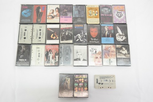 Cassette tape lot 80s - 27,
