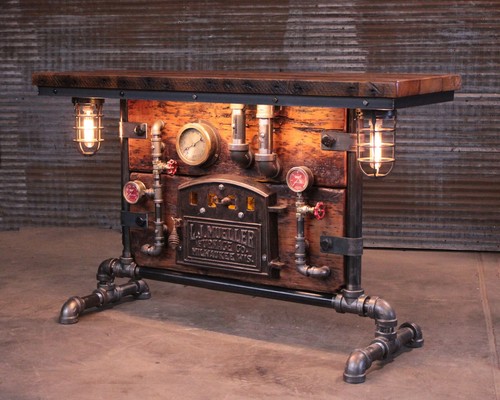 Steampunk industrial machine - steampunk,