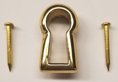 Polish brass keyhole - keyhole, insert