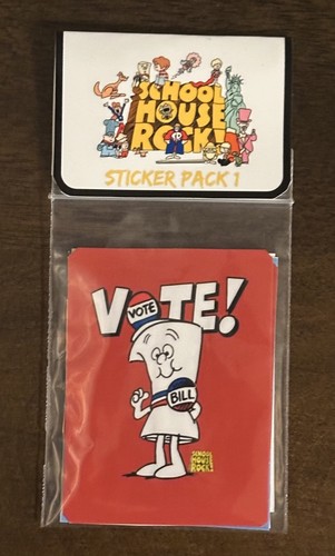 Schoolhouse rock sticker pack - schoolhouse, rock!