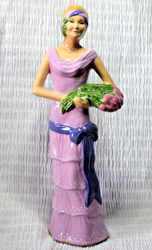 Vintage 1920s dress lady - dress,