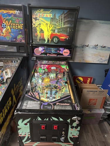 1986 gottlieb hollywood heat - gottlieb,