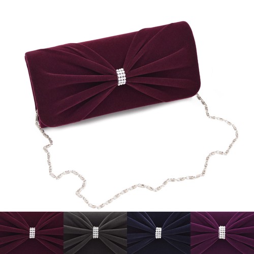 Elegant rhinestone bow - bow, front