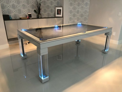Luxury convertible dining pool - dining,