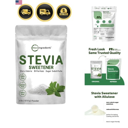 Stevia sweetener powder with - sweetener,