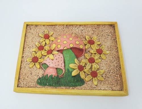 Vintage chalkware mushroom - vintage,
