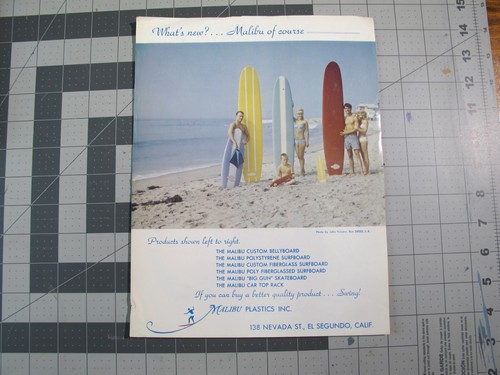 Vtg 1960s surfing - 1960s, ephemera