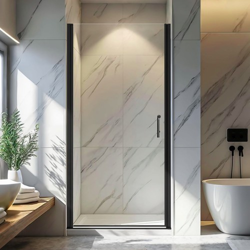 Clear tempered glass black - 1/4"clear,