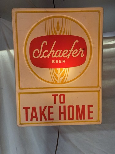 Vintage schaefer beer lighted - vintage,