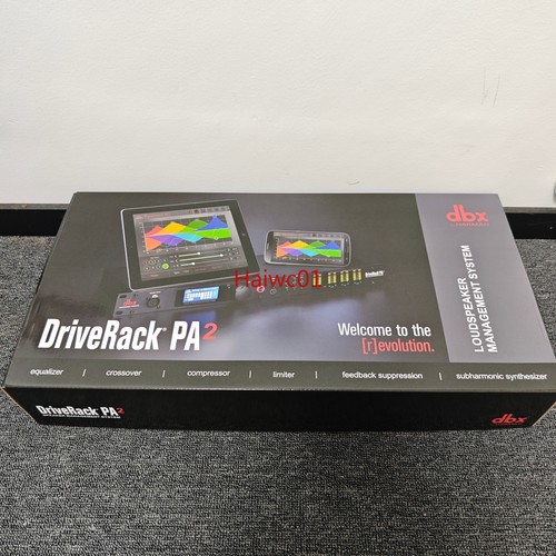 Dbx driverack pa2 complete - dbx,