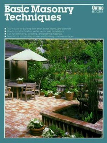 Basic masonry techniques - basic,