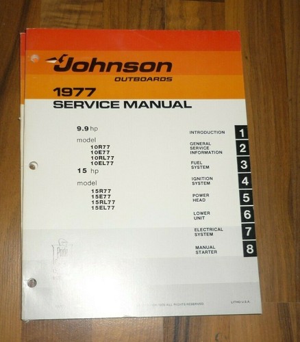 Johnson 1977 outboard engine - outboard,