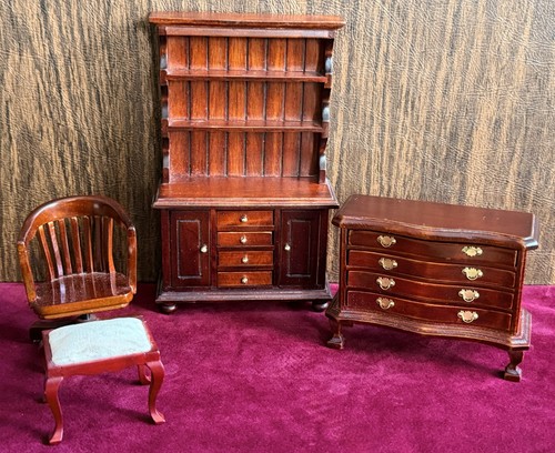 4pc vintage dollhouse - 4pc,