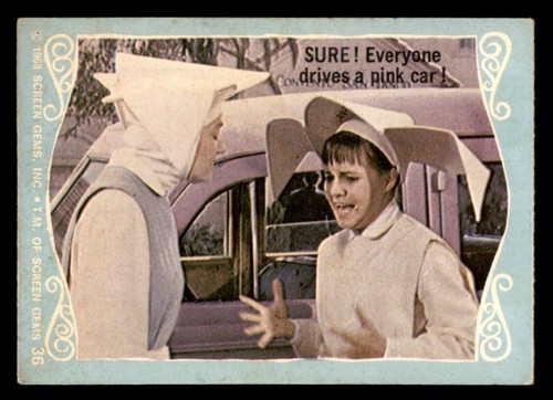 1968 donruss the flying nun - flying,