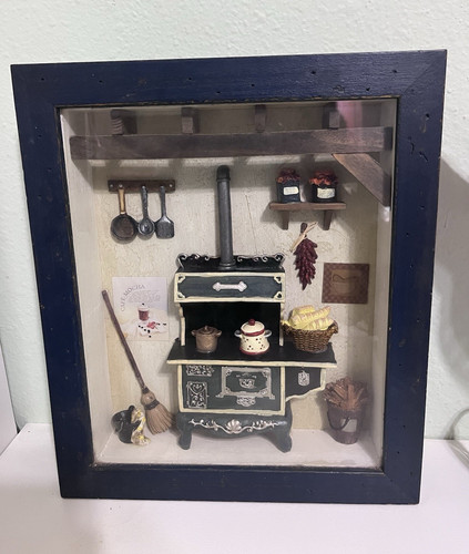 Farmhouse kitchen shadow box - kitchen,
