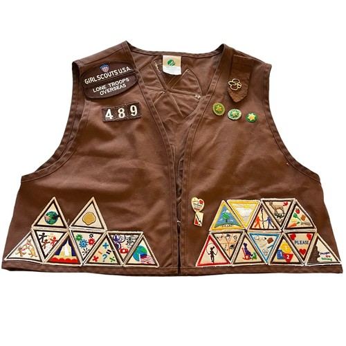 Girl scout brownie vest 14 - scout,